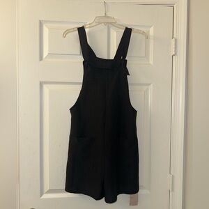 Emery Rose Black Knot Tie Overalls!